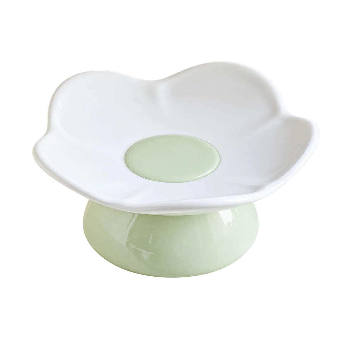 Meadow Rim Elevated Shallow Cat Dish