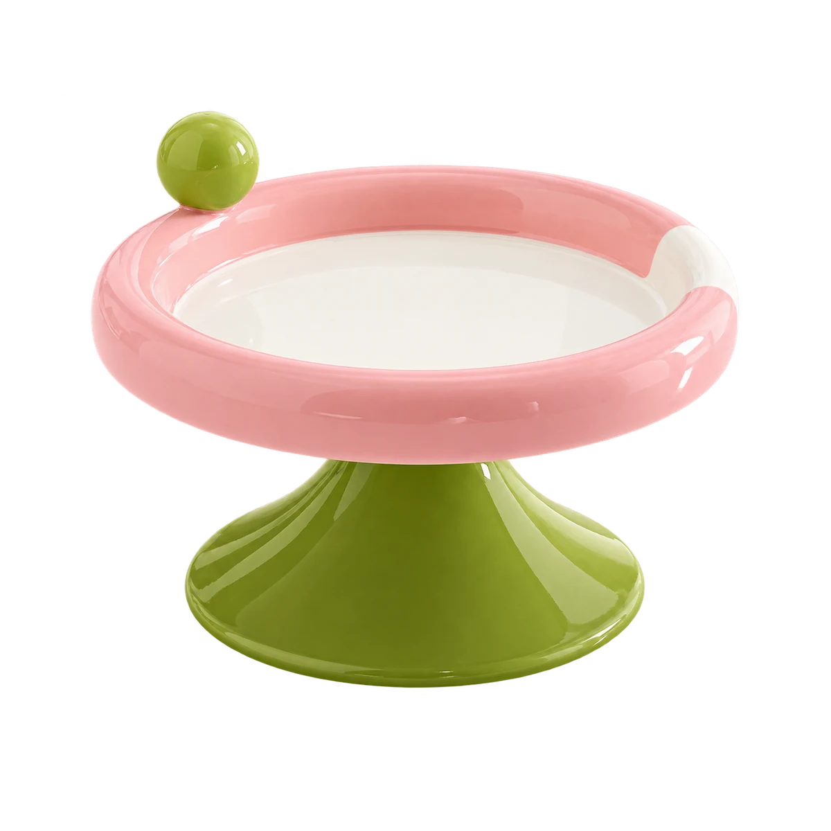Soft Serve Elevated Ceramic Cat Bowl