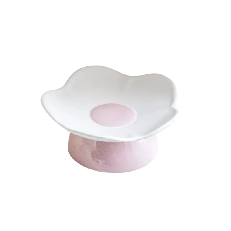 Meadow Rim Elevated Shallow Cat Dish detail 4