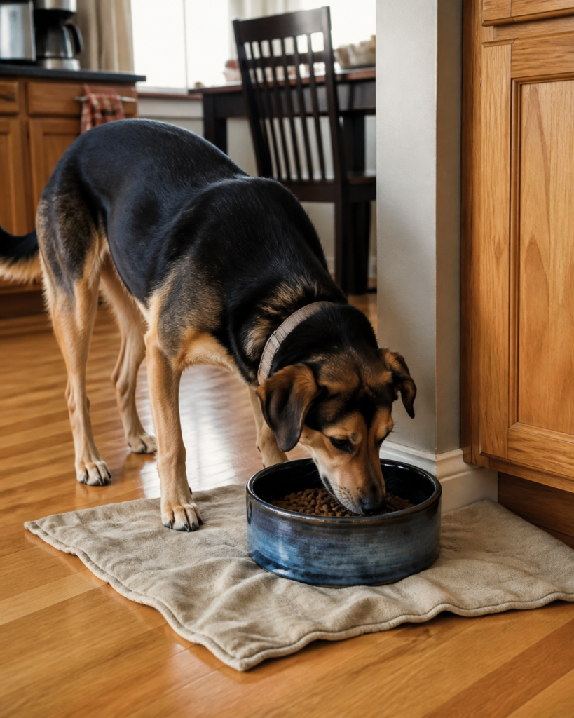 A Calmer Feeding Corner for Dogs
