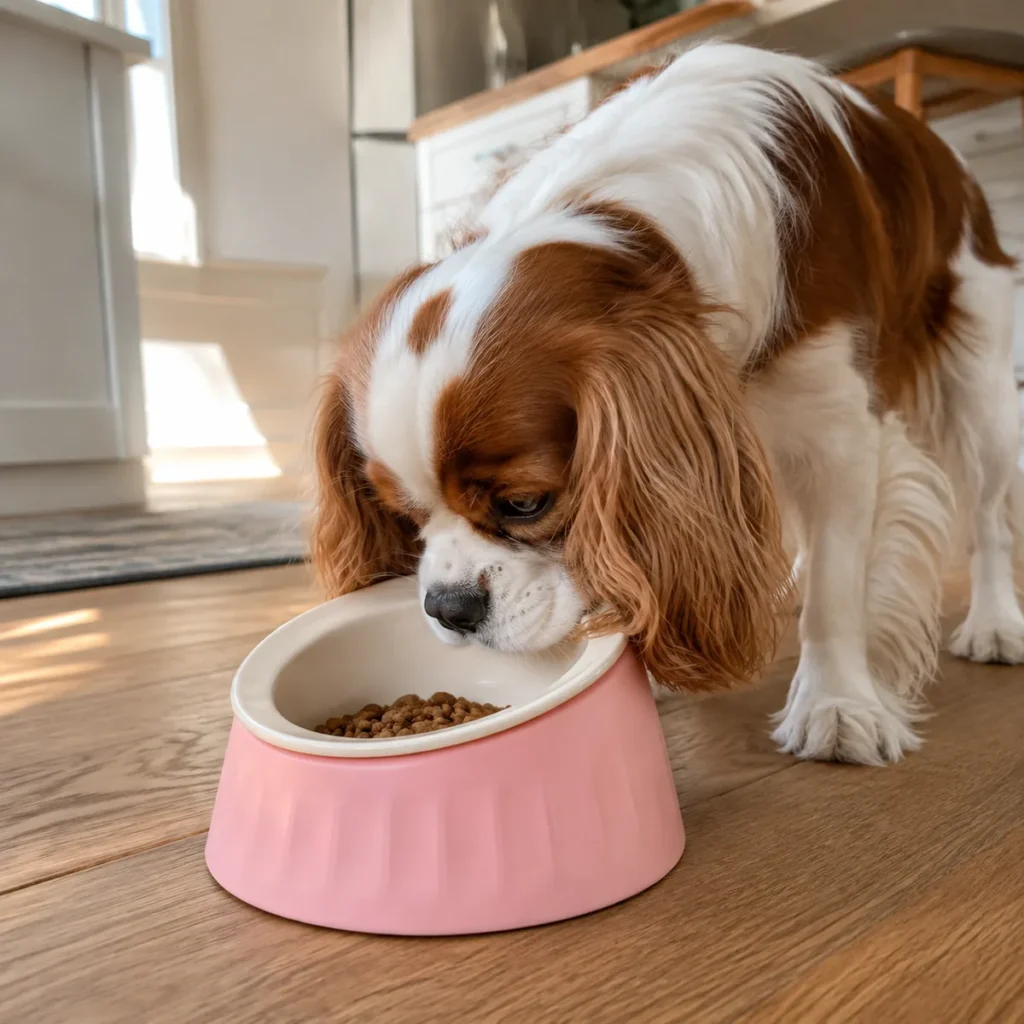 Soft Orbit Removable Ceramic Dog Bowl