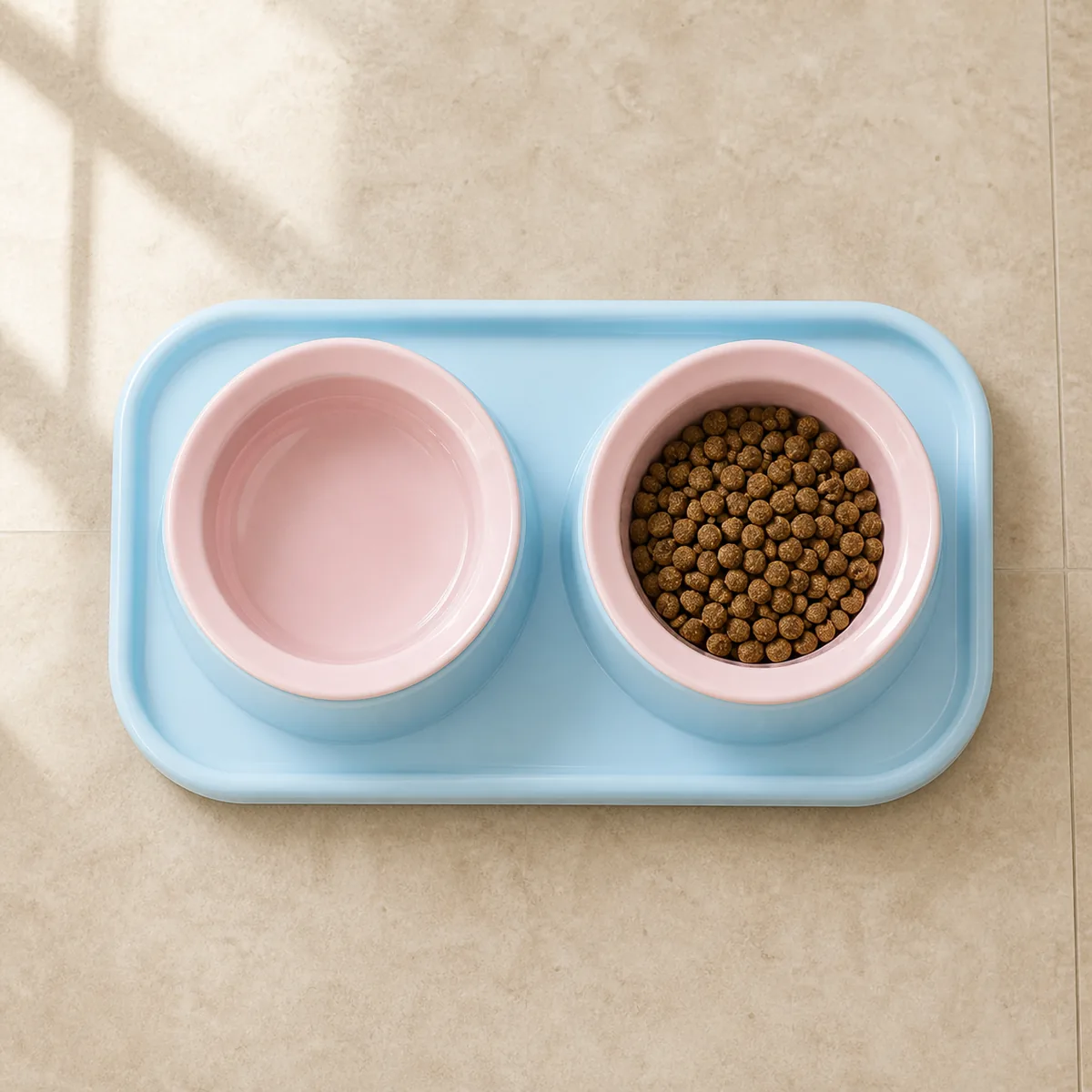 Dual Nest Ceramic Dog Bowl Set detail 3