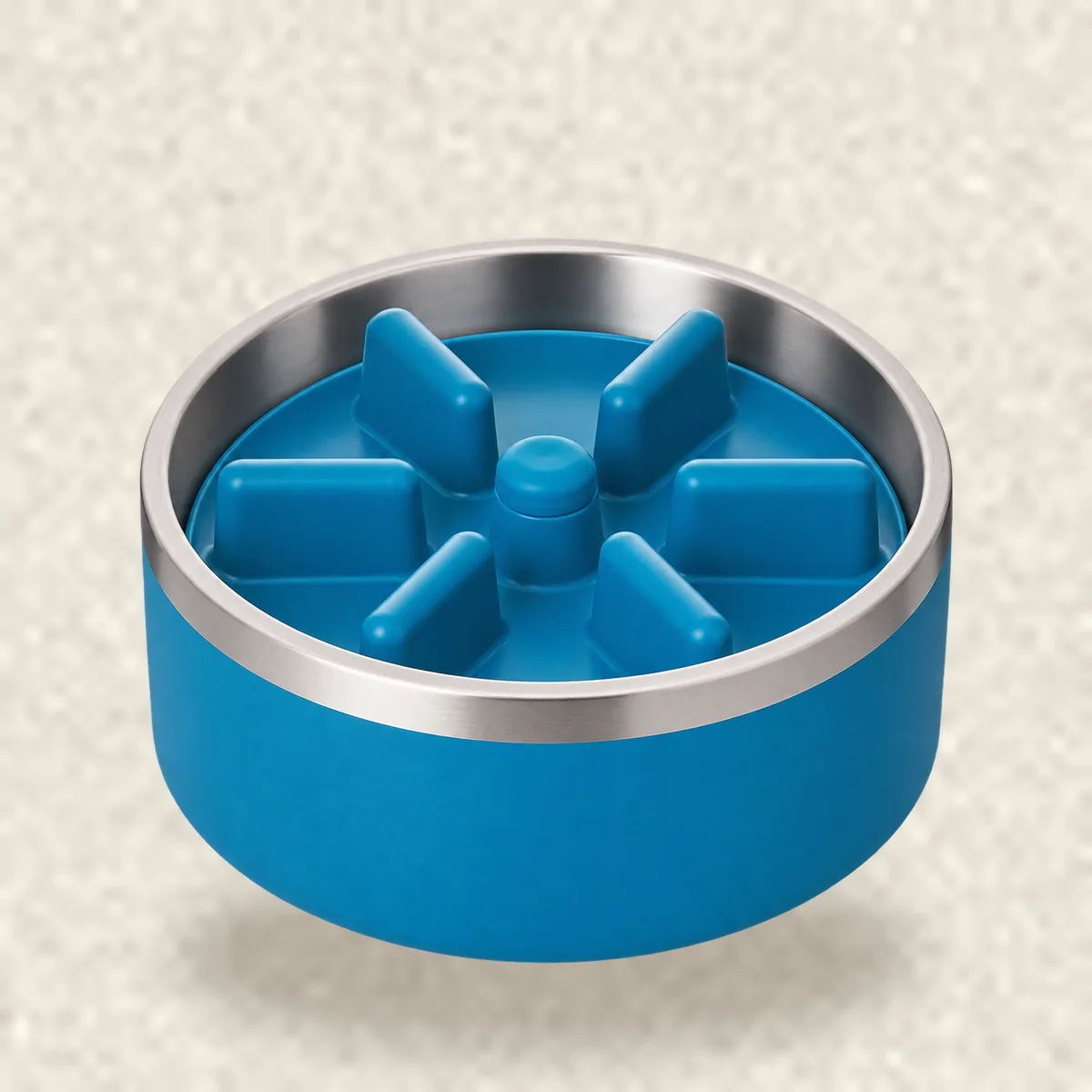 Summit Puzzle Stainless Steel Dog Bowl, 64 oz detail 5