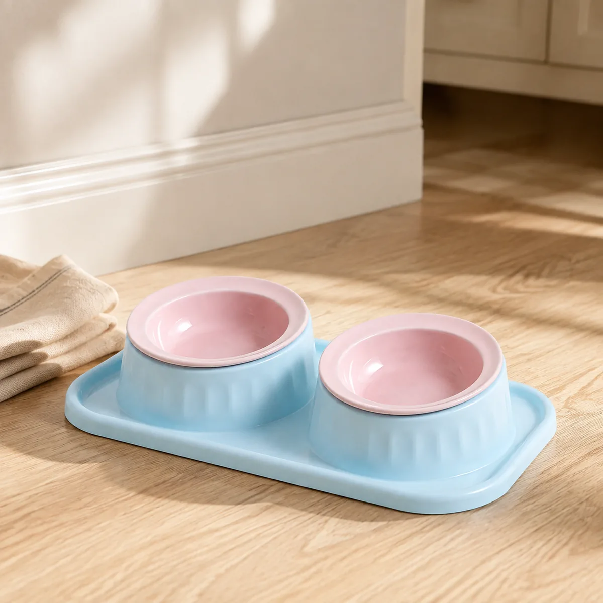 Dual Nest Ceramic Dog Bowl Set detail 6