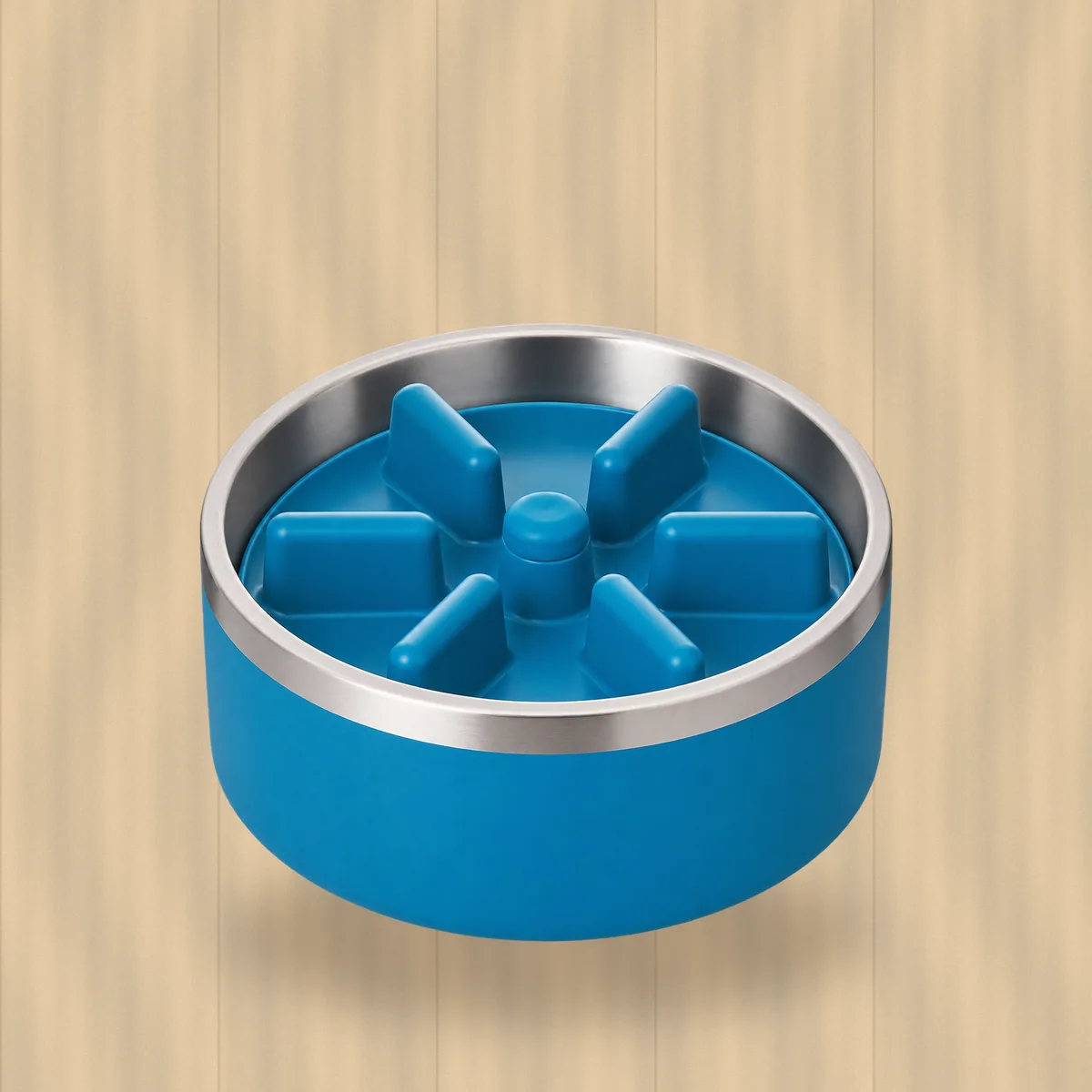 Summit Puzzle Stainless Steel Dog Bowl, 64 oz detail 6